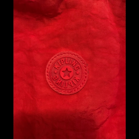 Red Kipling crossbody bag, used - Picture 3 of 5
